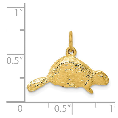 14k Yellow Gold 14k Beaver Charm