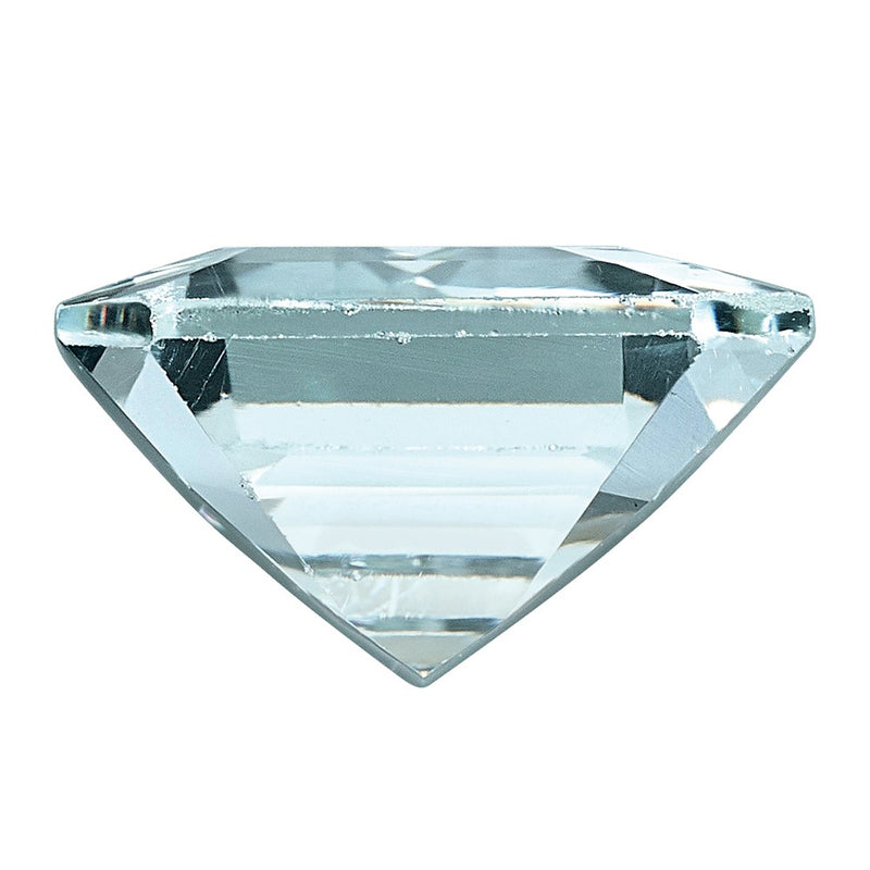 Gemstone Aquamarine Aa Quality 8X6mm Emerald Cut