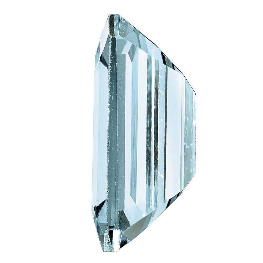 Gemstone Aquamarine Aa Quality 8X6mm Emerald Cut