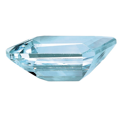 Gemstone Aquamarine Aa Quality 7X5mm Emerald Cut