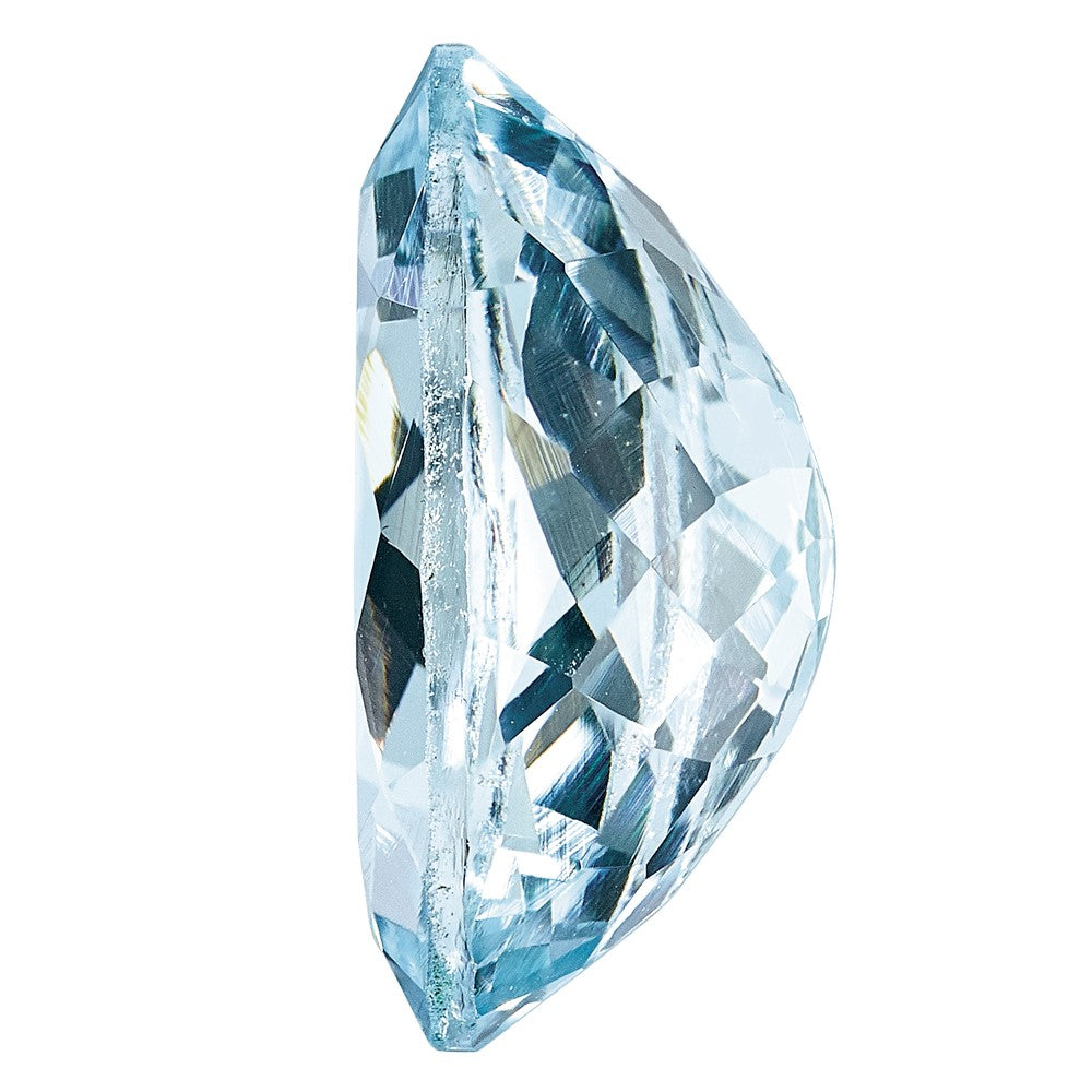 Gemstone Aquamarine Aa Quality 9X7mm Oval