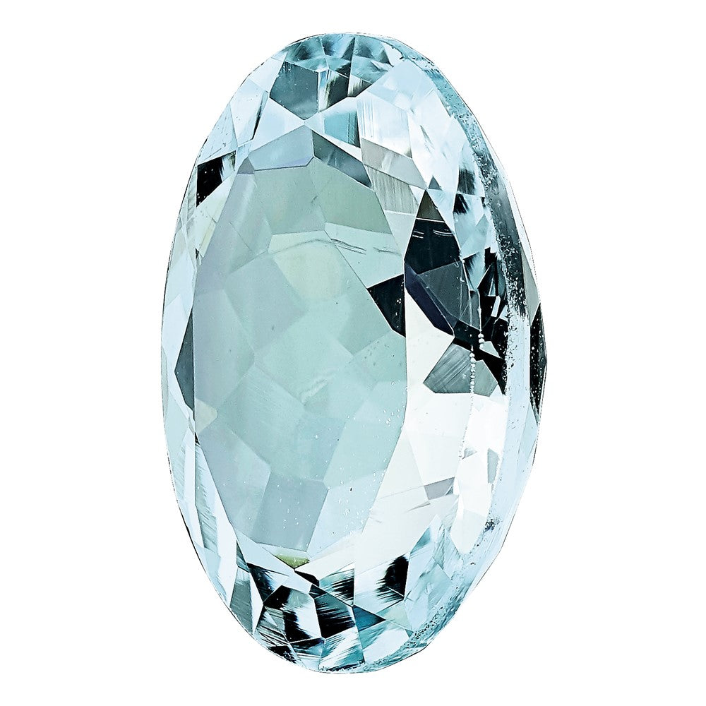 Gemstone Aquamarine Aa Quality 9X7mm Oval