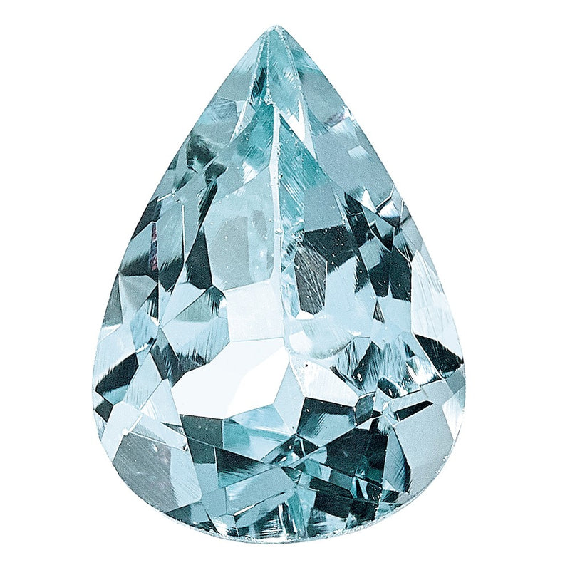 Gemstone Aquamarine Aa Quality 8X5mm Pear