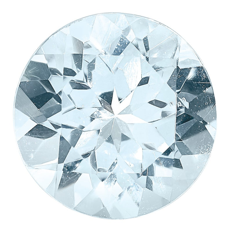 Gemstone Aquamarine A Quality 4mm Round