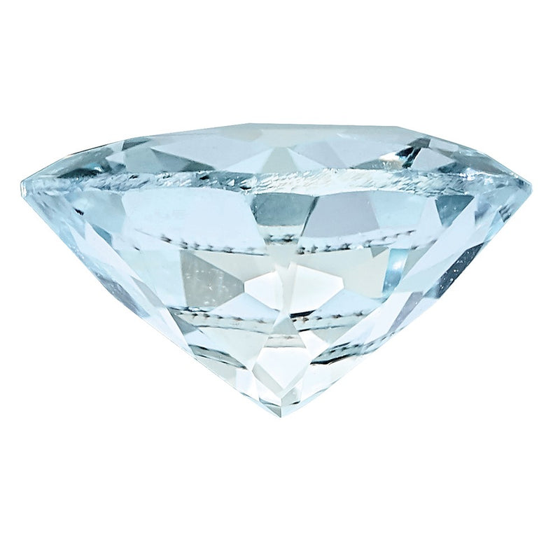Gemstone Aquamarine Aaa Quality 6.5mm Round