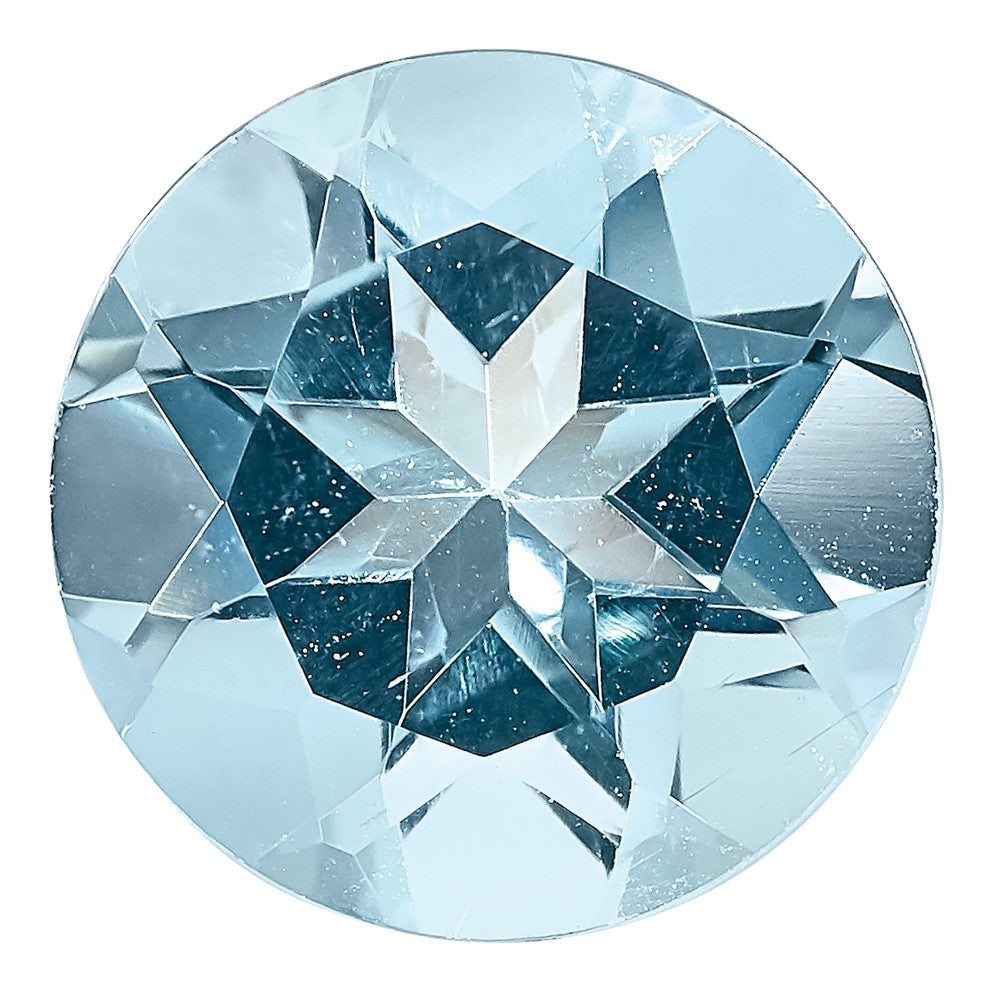 Gemstone Aquamarine Aaa Quality 4mm Round