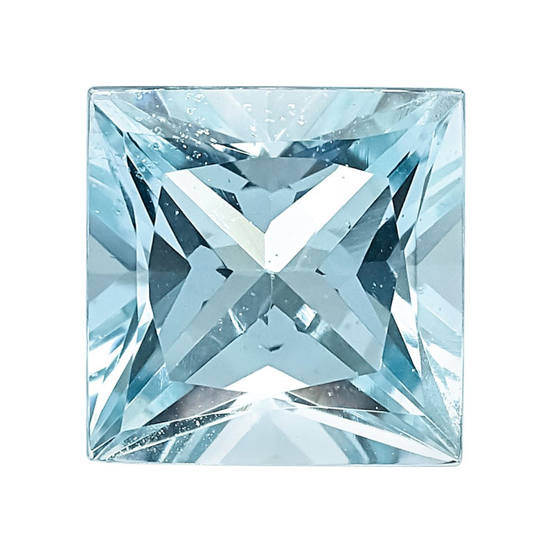 Gemstone Aquamarine Aa Quality 3mm Princess