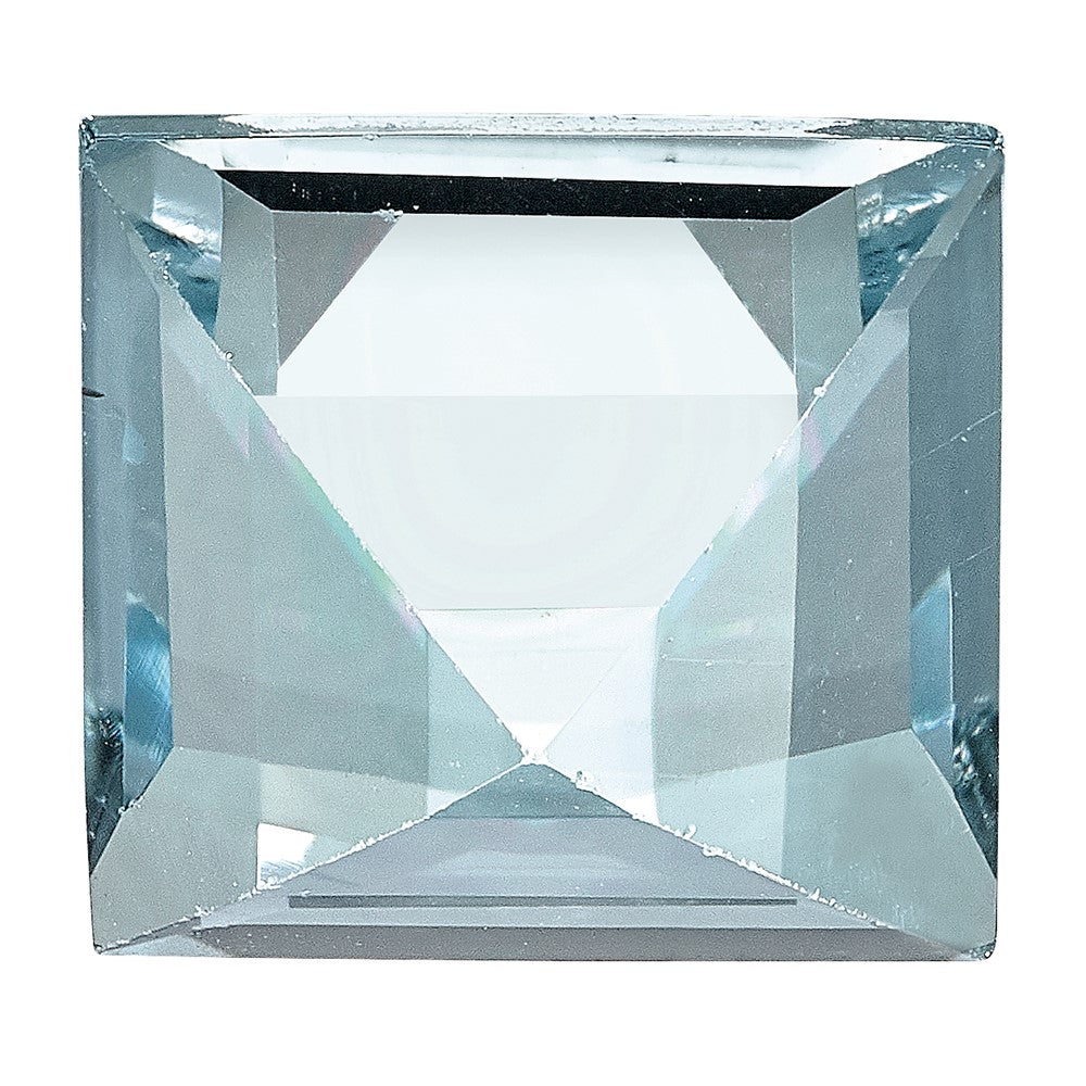 Gemstone Aquamarine Aaa Quality 6mm Square Step-Cut