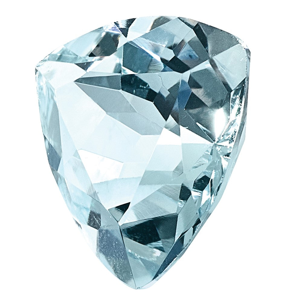 Gemstone Aquamarine Aa Quality 5mm Trillion