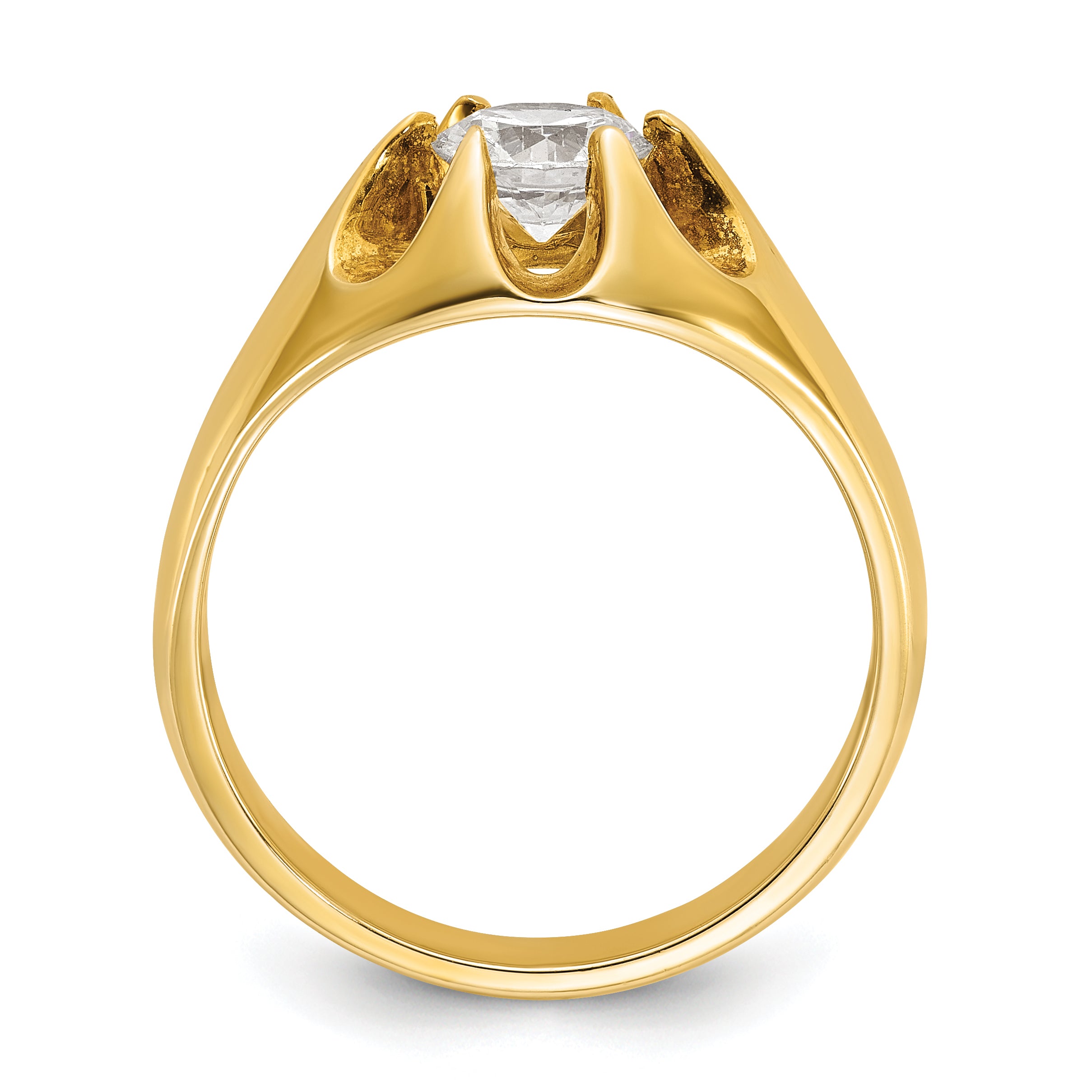 10K Yellow Gold 10Ky Fancy Ring Mounting