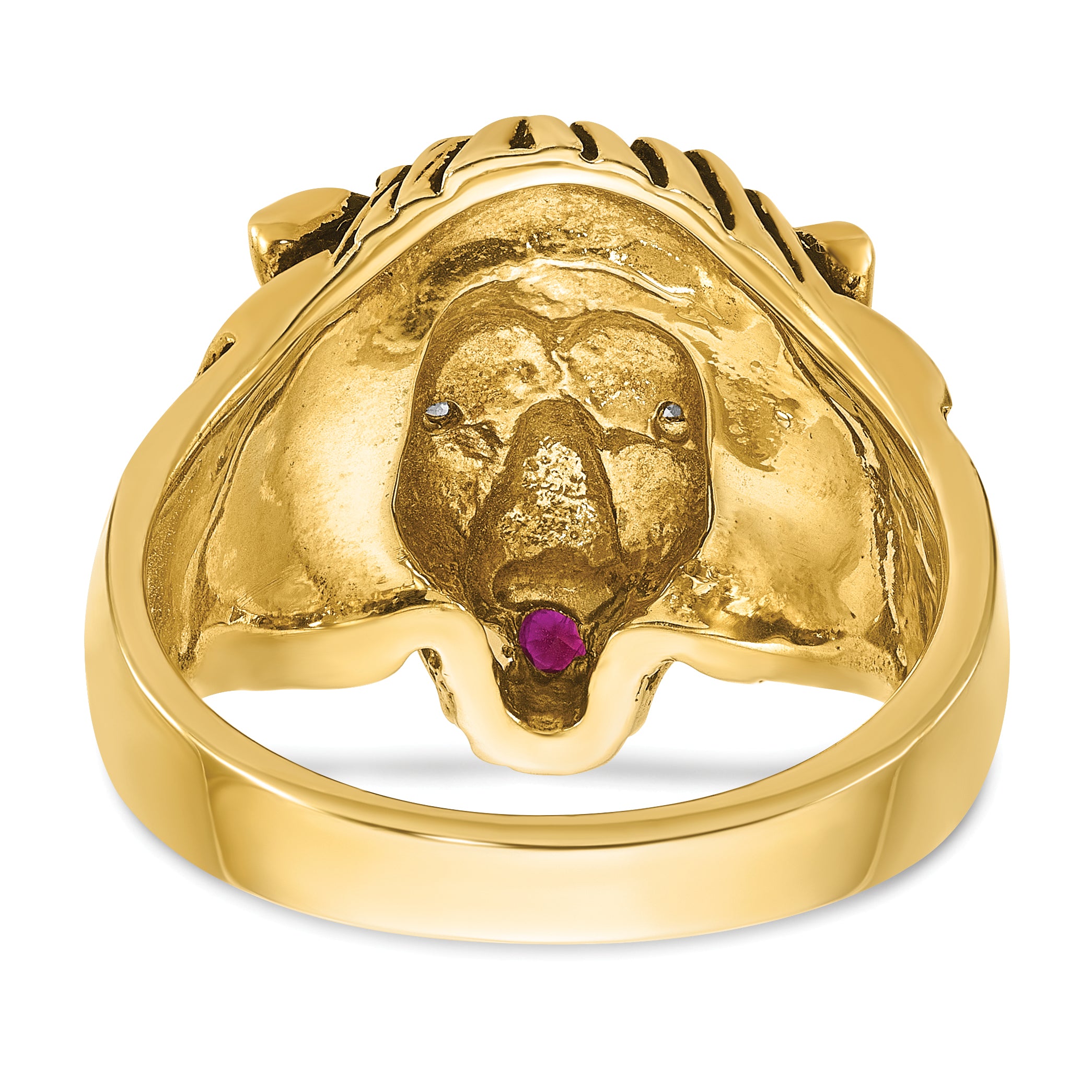 10K Yellow Gold 10Ky Fancy Ring Mounting
