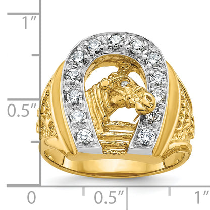 10K Two-Tone Two-Tone Fancy Ring Mounting