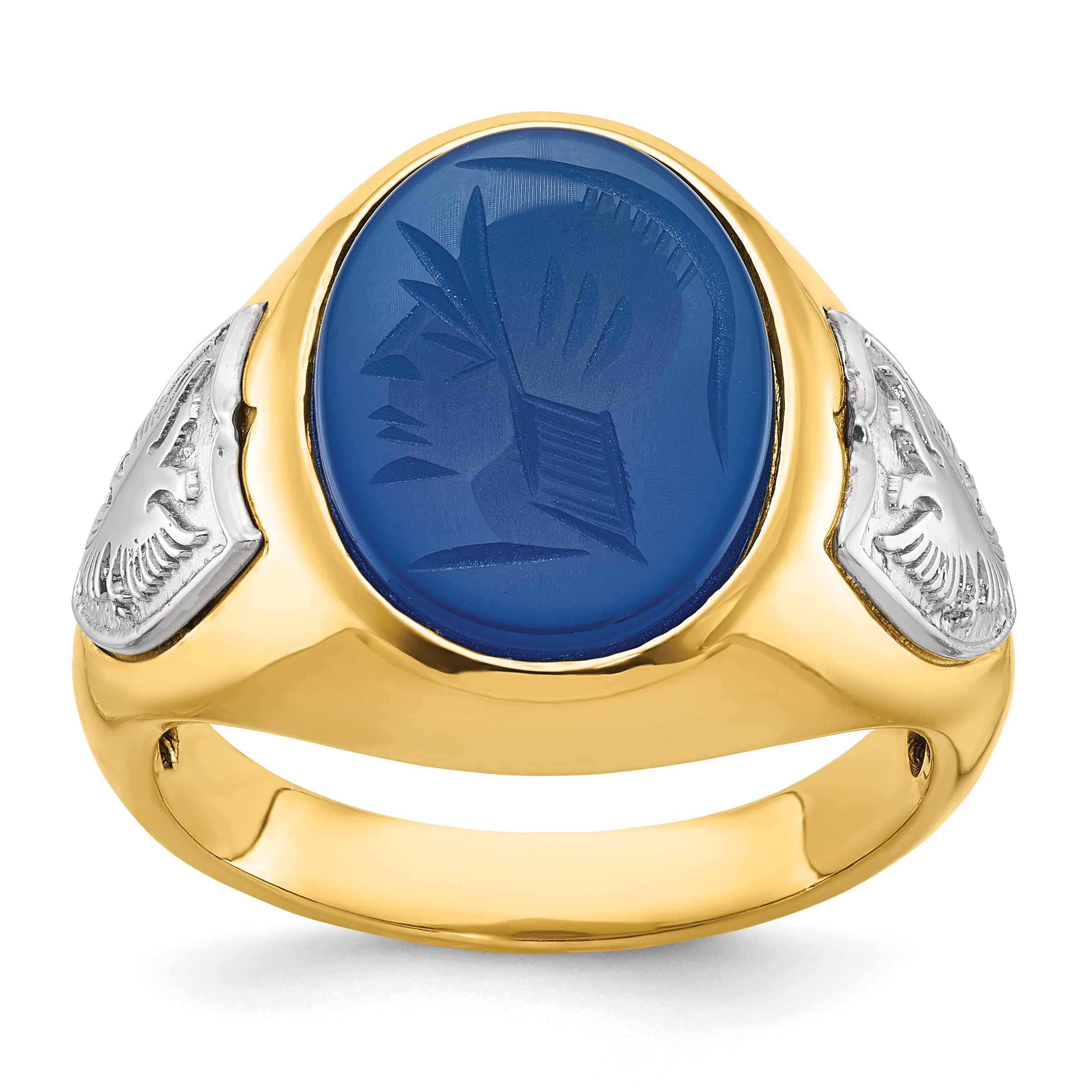 10K Two-Tone Two-Tone Fancy Ring Mounting