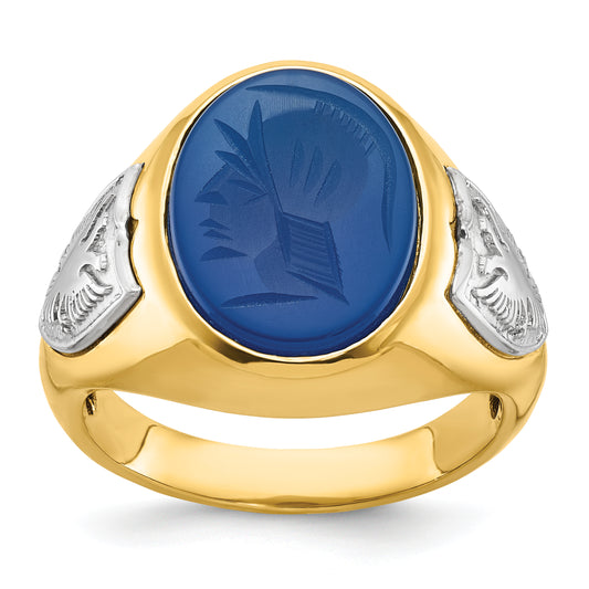 10K Two-Tone Two-Tone Fancy Ring Mounting