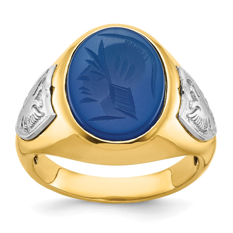 10K Two-Tone Two-Tone Fancy Ring Mounting