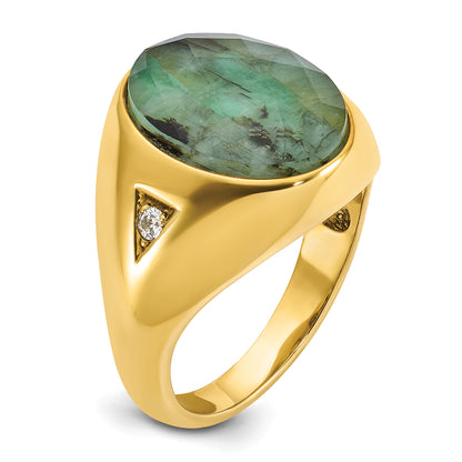 10K Yellow Gold 10Ky Fancy Ring Mounting