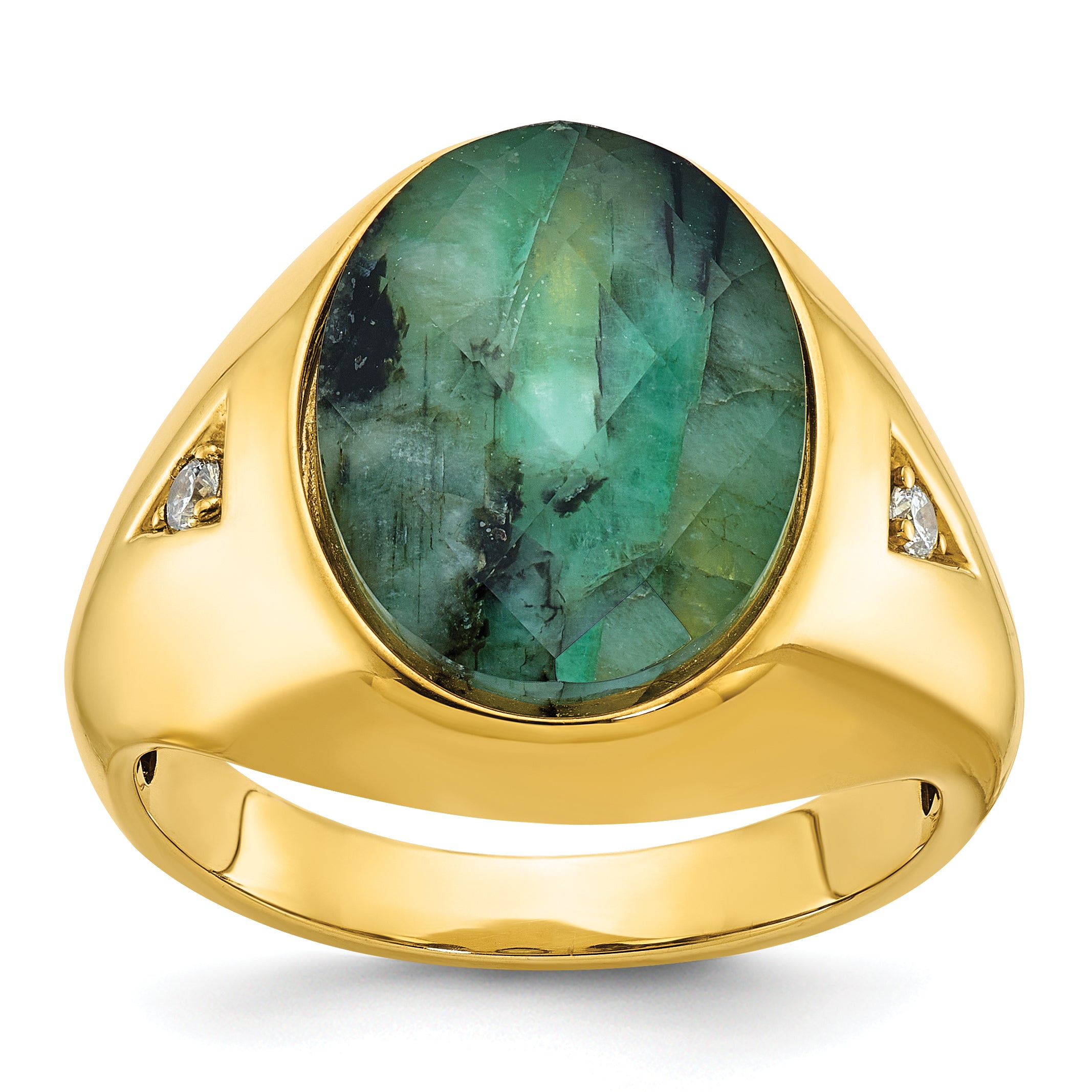 10K Yellow Gold 10Ky Fancy Ring Mounting