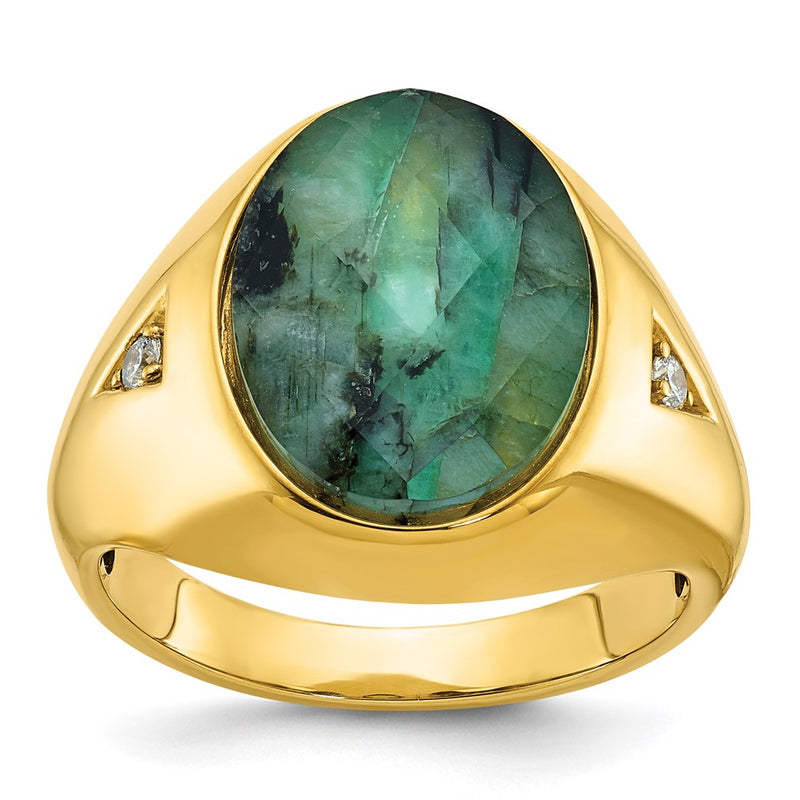 10K Yellow Gold 10Ky Fancy Ring Mounting