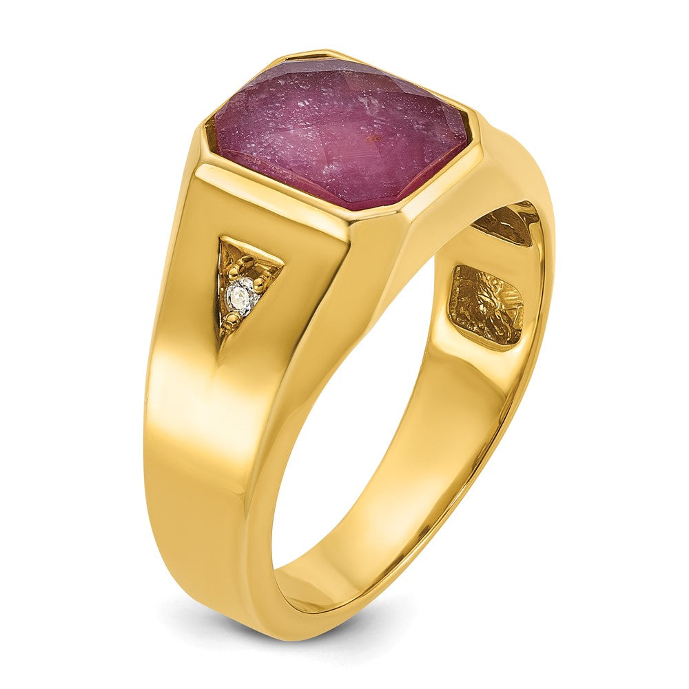 10K Yellow Gold 10Ky Fancy Ring Mounting