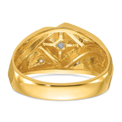 10K Two-Tone 10Ky Fancy Ring Mounting