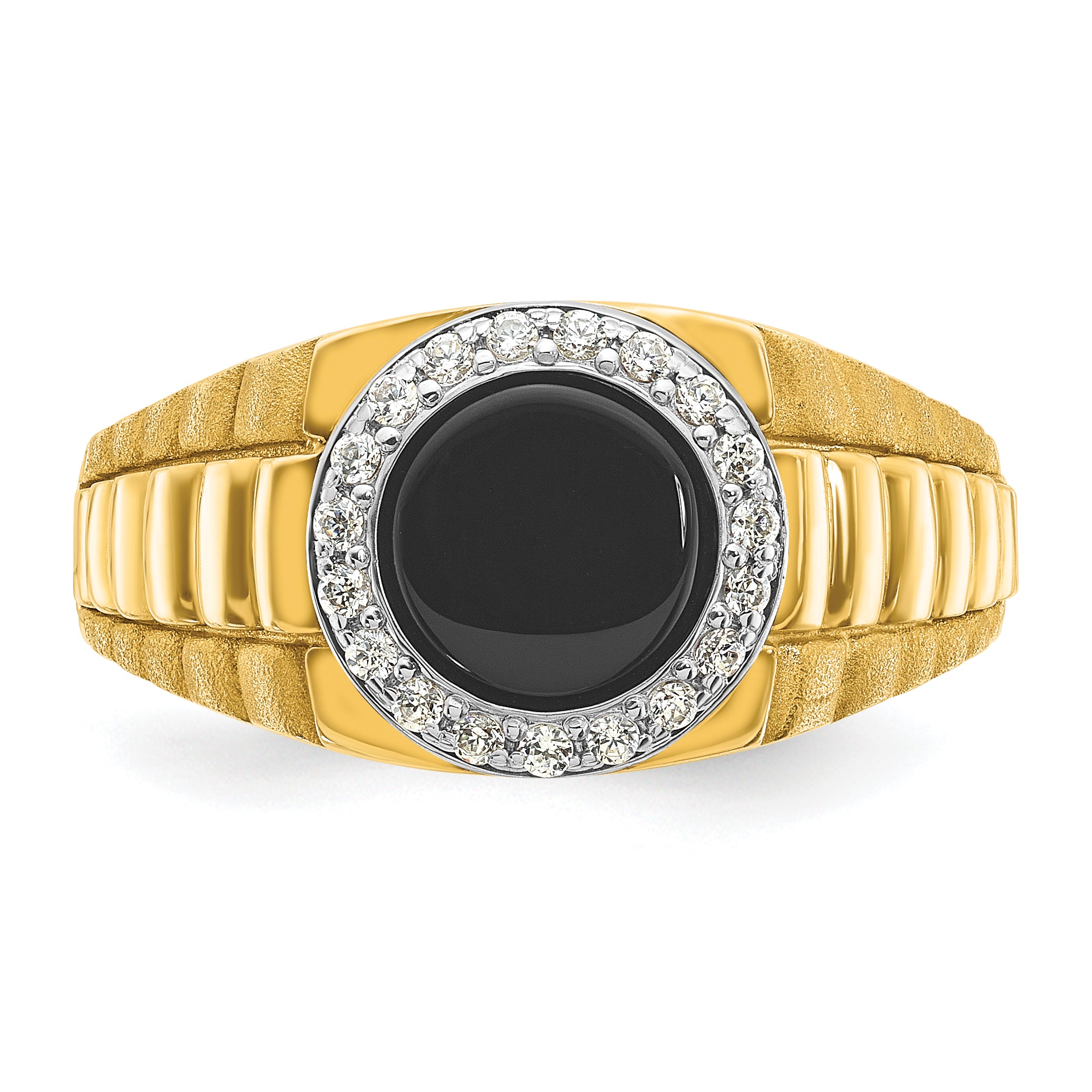 10K Two-Tone Two-Tone Fancy Ring Mounting