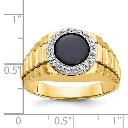 10K Two-Tone Two-Tone Fancy Ring Mounting