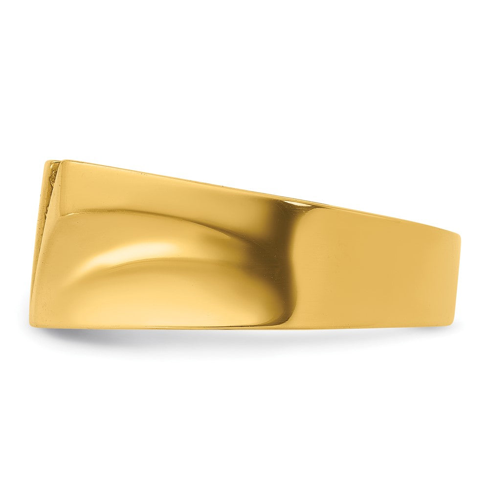 14k Yellow Gold Men's Diamond 1/3 carat Complete Ring