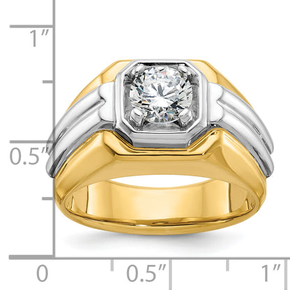 10K Two-Tone Two-Tone Fancy Ring Mounting
