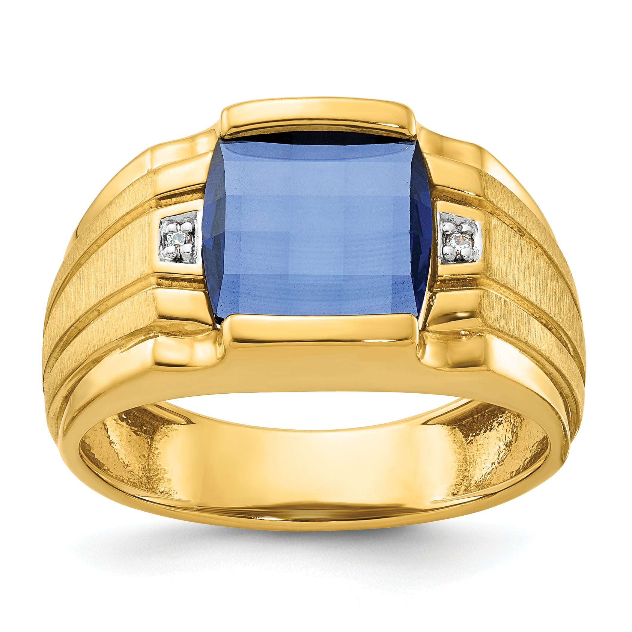 10K Yellow Gold 10Ky Fancy Ring Mounting