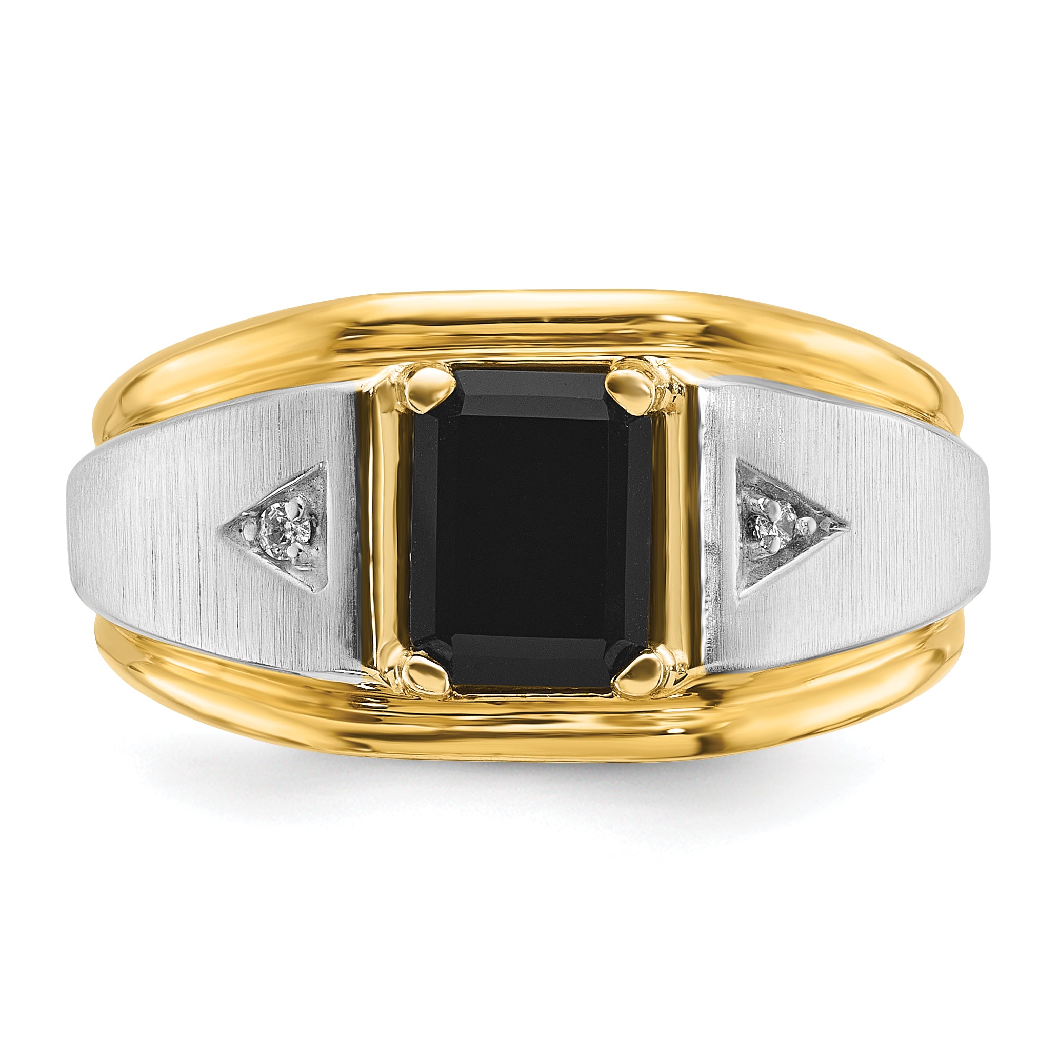 10K Two-Tone Two-Tone Fancy Ring Mounting
