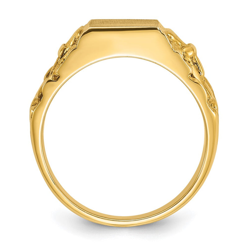 10K Yellow Gold 10Ky Fancy Ring Mounting
