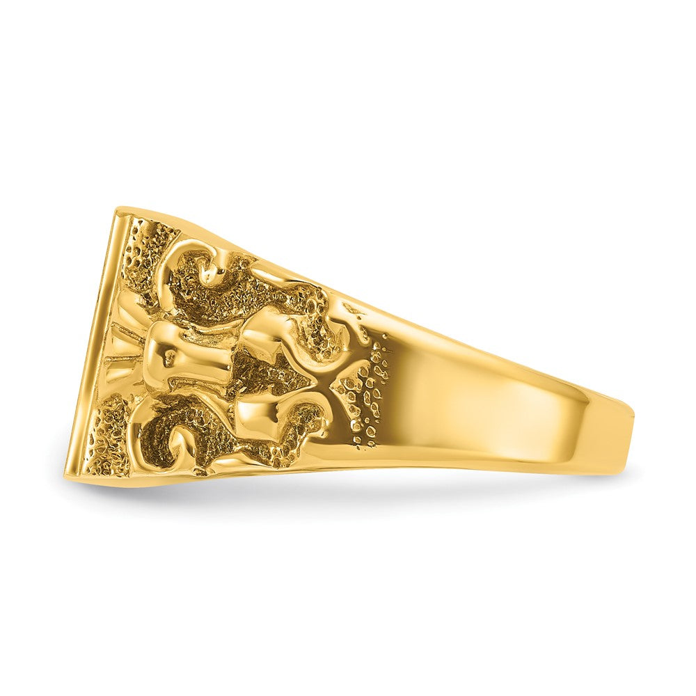 10K Yellow Gold 10Ky Fancy Ring Mounting