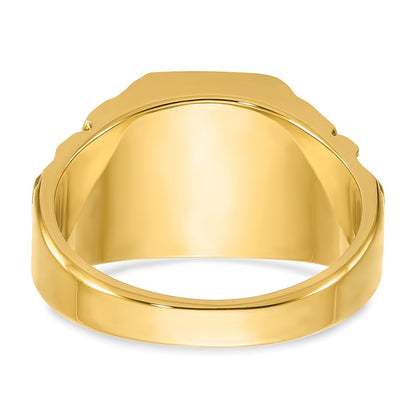 10K Yellow Gold 10Ky Fancy Ring Mounting