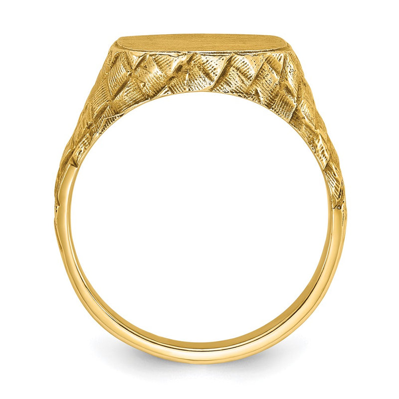 10K Yellow Gold 10Ky Fancy Ring Mounting