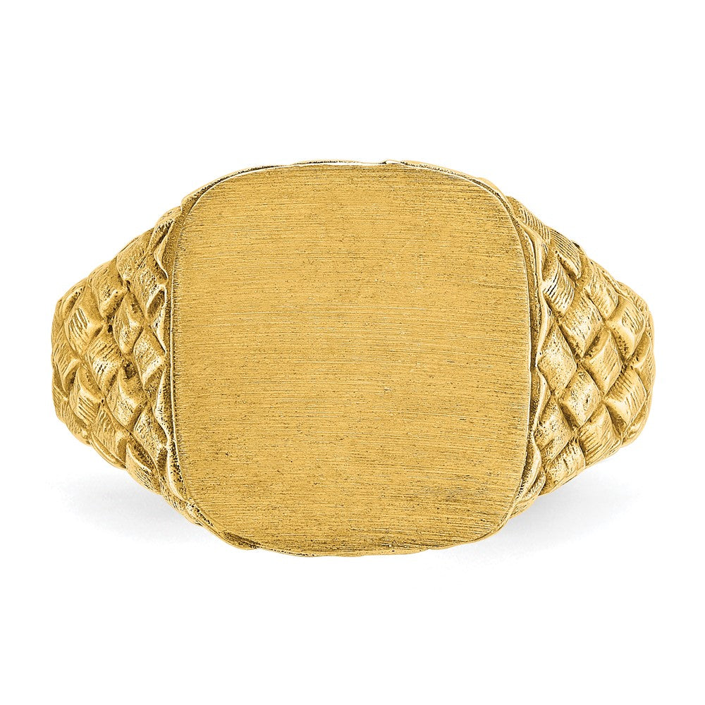 10K Yellow Gold 10Ky Fancy Ring Mounting