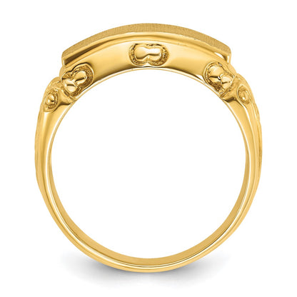 10K Yellow Gold 10Ky Fancy Ring Mounting