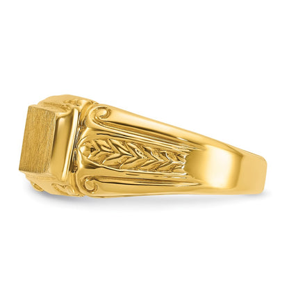 10K Yellow Gold 10Ky Fancy Ring Mounting