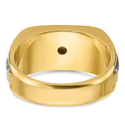 10K Two-Tone Two-Tone Fancy Ring Mounting