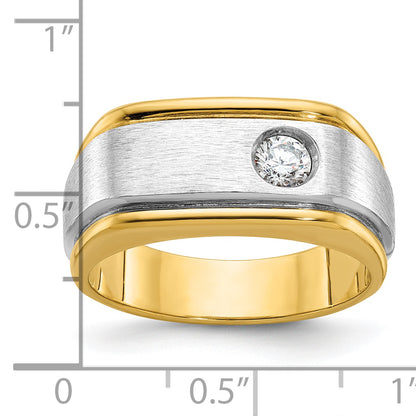 10K Two-Tone Two-Tone Fancy Ring Mounting