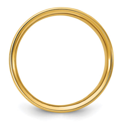 10K Yellow Gold Ibgoodman Men'S Satin Cross Ring Mounting