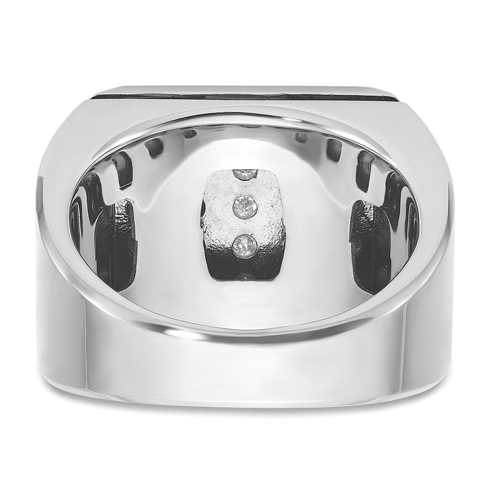 14k Two-tone Gold Men's 1.75 carat Diamond Complete Ring