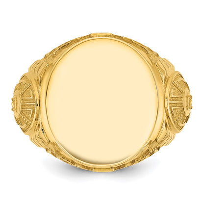 10K Yellow Gold 10Ky Fancy Ring Mounting