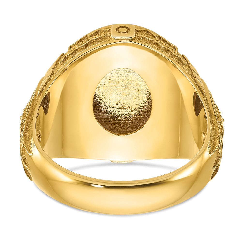 10K Yellow Gold 10Ky Fancy Ring Mounting