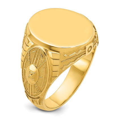 10K Yellow Gold 10Ky Fancy Ring Mounting