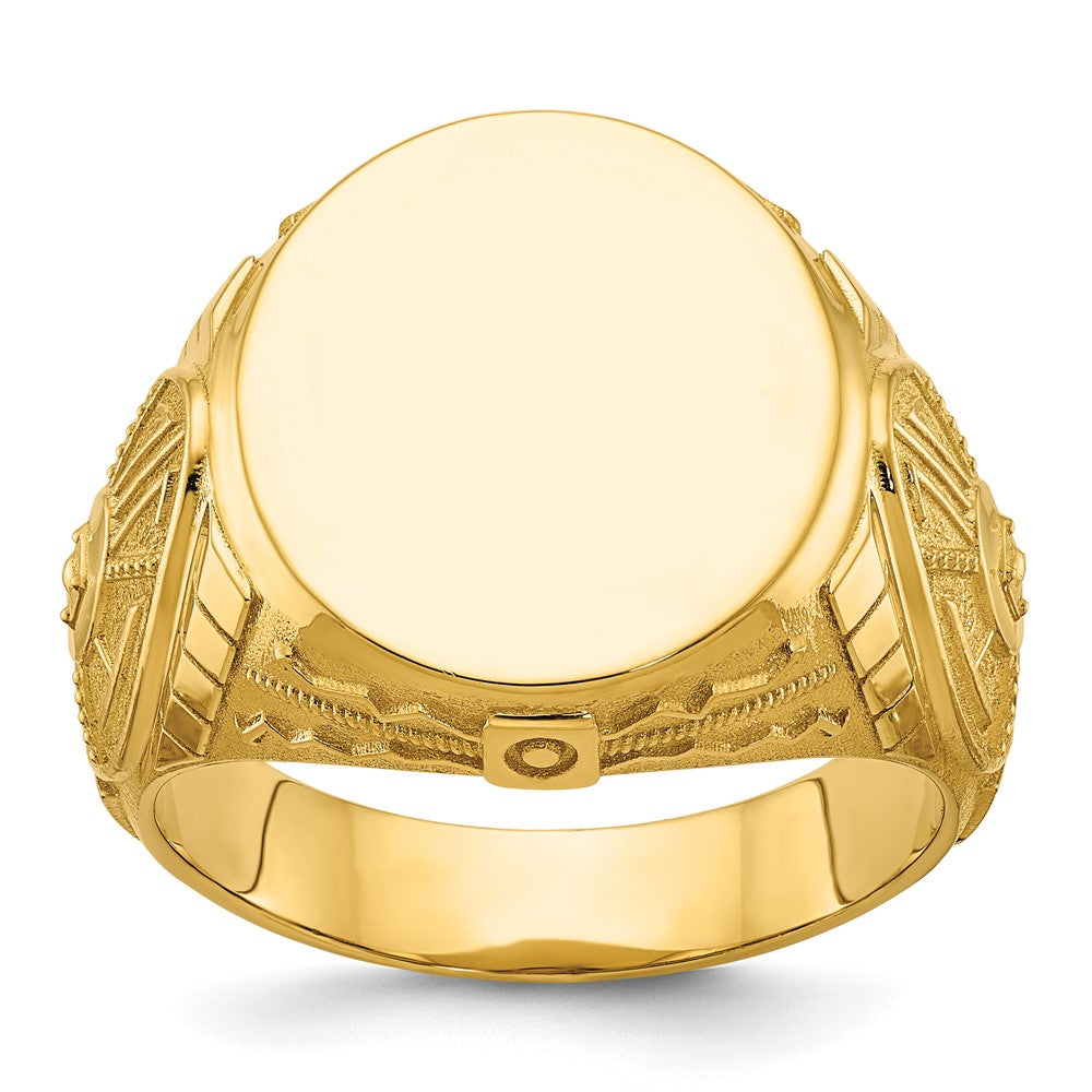 10K Yellow Gold 10Ky Fancy Ring Mounting