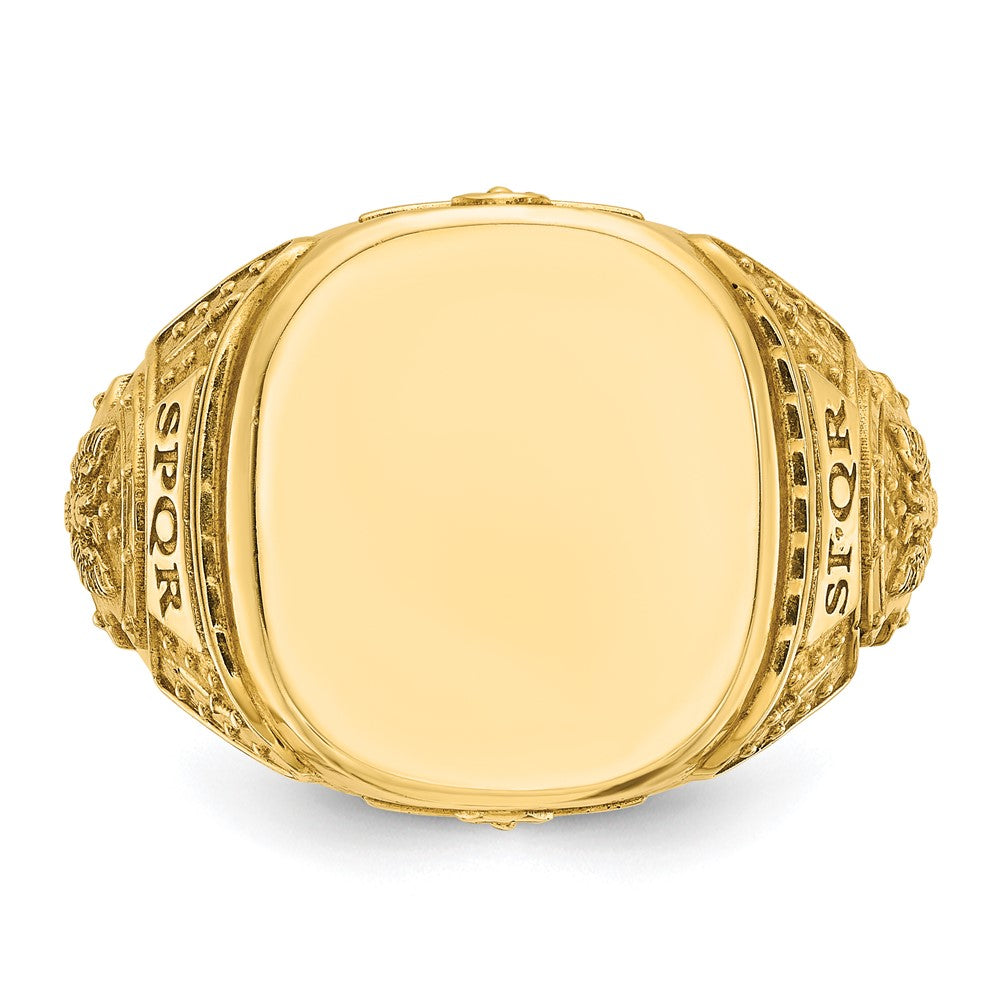 10K Yellow Gold 10Ky Fancy Ring Mounting