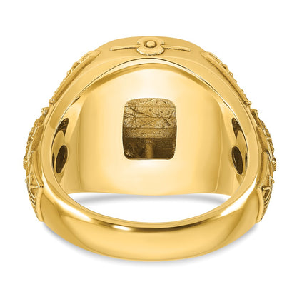 10K Yellow Gold 10Ky Fancy Ring Mounting