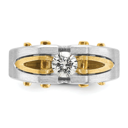 10K Two-Tone Two-Tone Fancy Ring Mounting