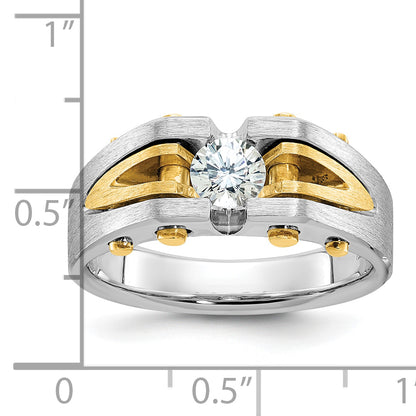 10K Two-Tone Two-Tone Fancy Ring Mounting
