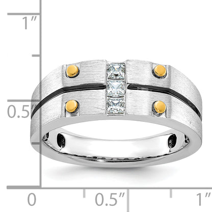 10K Two-Tone Two-Tone Fancy Ring Mounting